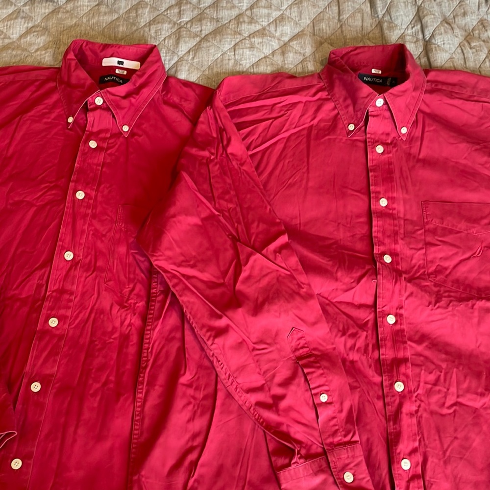 2 Nautica dress shirts